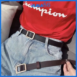 Thắt lưng phong cách Ulzzang khuy vuông - dây nịt học sinh - dây lưng giá tốt - OLala86