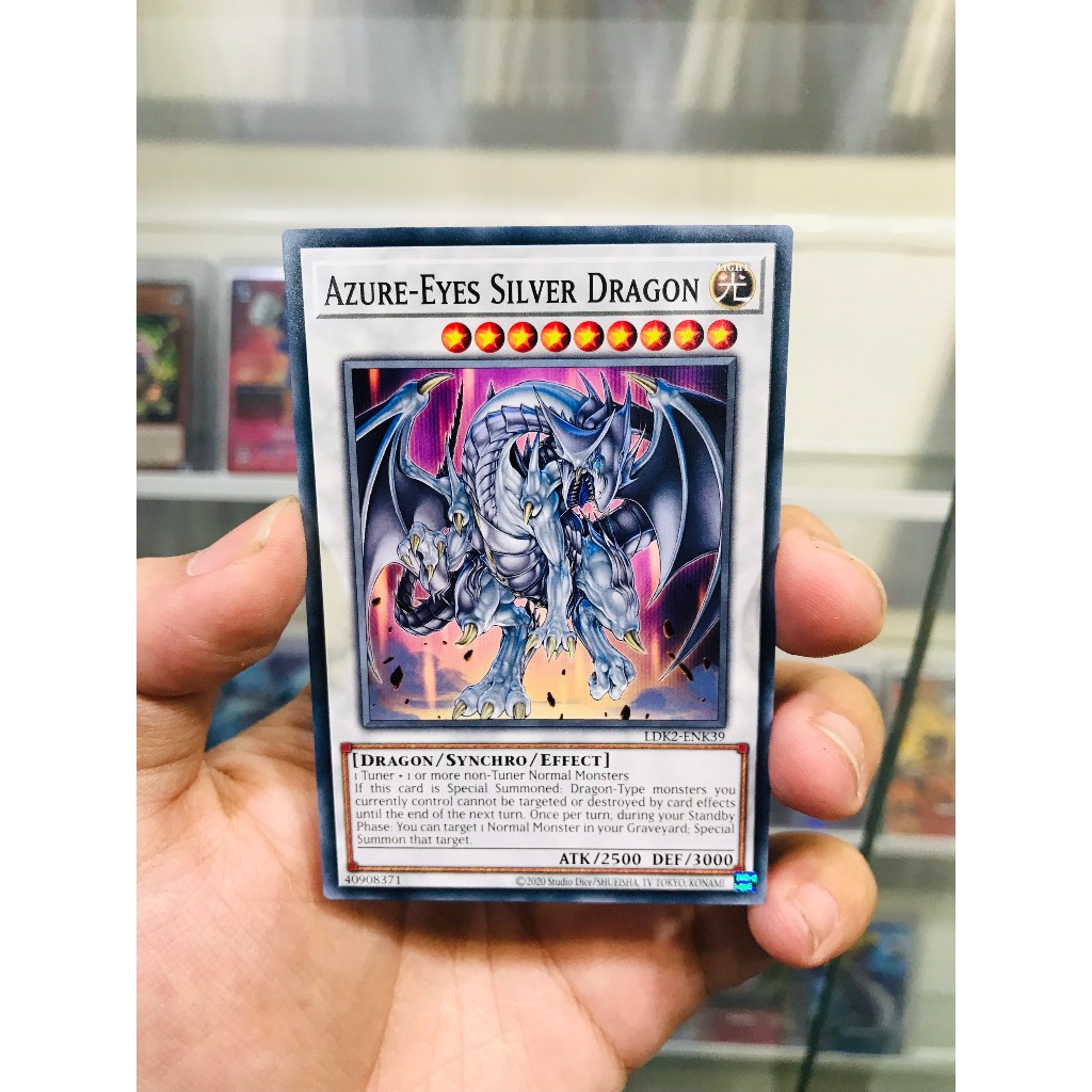 Thẻ Bài Yugioh Mã LDK2-ENK39 - Azure-Eyes Silver Dragon - Common - Unlimited