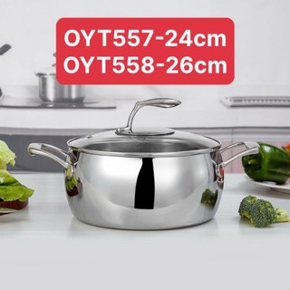Nồi quả táo Oyatton dày 3.4cm (size 24cm, 26cm)