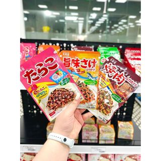 Phô mai rắc cháo Meg gia vị rắc cơm Nhật cho bé ăn dặm/Hello kitty/Gia Vị Rắc Cơm Marumiya Furikake/Rắc rong biển Alvins