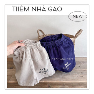 Quần đùi My name is phong cách Hàn quốc cho bé trai bé gái