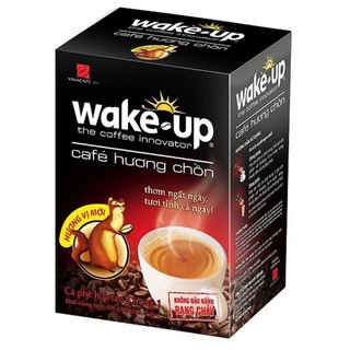  Hộp 18 gói Cà phê sữa cafe chồn Wake Up 306g  18 gói x 17g  