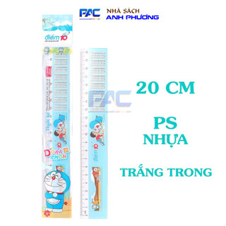 Thước thẳng 20cm thiên long sr-011/do