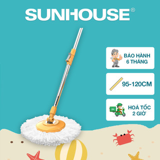 Cây lau nhà xoay 360 độ SUNHOUSE KS-MO350I - Bảo hành 6 tháng