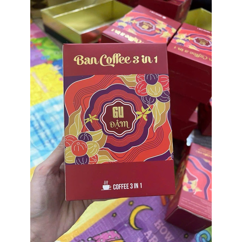Ban Cofee 3 in 1- GU Đậm mẫu hot đẹp,giá mềm lên set quà max đẹp
