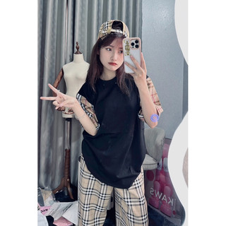 [PHÔNG MỚI 2024]Áo bb pha tay nâu