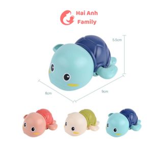 Đồ chơi nhà tắm lên dây cót rùa, cá voi, vịt cho bé thích thú khi tắm