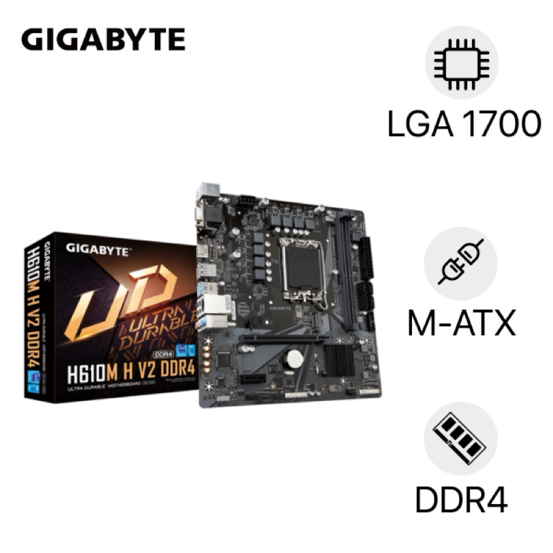 Mainboard Gigabyte H610M H V3DĐR4 bảo hành 36t