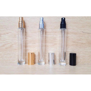 combo 10 Chai chiết nước hoa 10ml Thuỷ tinh ( vuông-tròn ,nắp đen/vàng/bạc)
