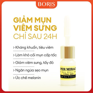 Gel chấm mụn giảm mụn viêm sưng 24h khô cồi mụn - boris beauty