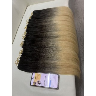 Lông vũ Balayage 45cm (tẩy vàng)