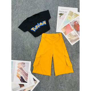 sét bộ cá tính in hình pokemon