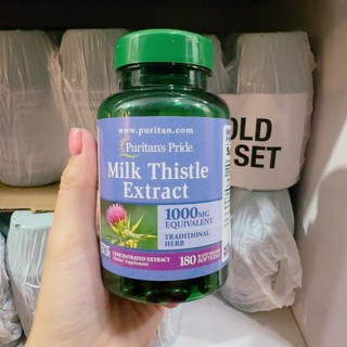 Bổ gan milk thistle extract 1000mg 180 viên