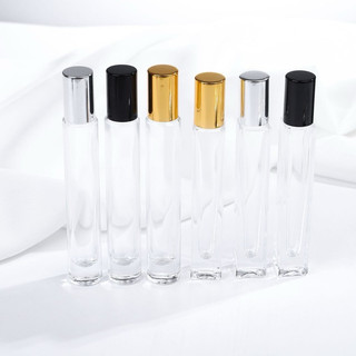 combo 10 Chai chiết nước hoa 10ml Thuỷ tinh ( vuông-tròn ,nắp đen/vàng/bạc)