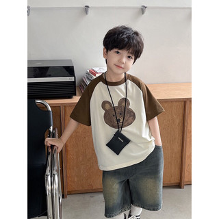[HÀNG CÓ SẴN] Áo thun gấu nâu A130 | Quần Jean ngố cho bé B45 - Baby Sunny