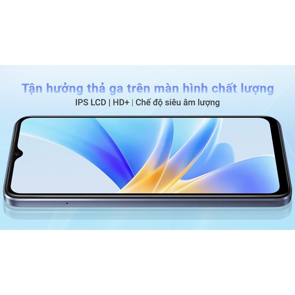 Điện thoại thông minh OPPO A17 | RAM 4GB + ROM 64GB | Bộ nhớ có thể mở rộng lên tới 4GB | Máy ảnh trí tuệ nhân tạo 50MP | BigBuy360 - bigbuy360.vn