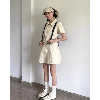 Váy polo dáng xuông cá tính