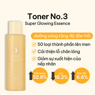 Toner numbuzin no.3 super glowing essence toner