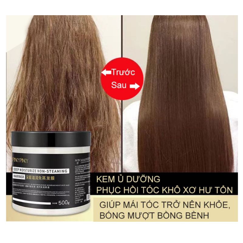 kem ủ tóc pinky siêu mượt 500ml