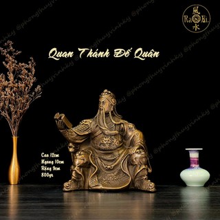 Quan Công đọc sách - Tượng Đồng Phong Thủy