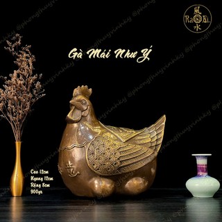 Gà Mái Như Ý Cát Tường - Tượng Đồng Phong Thủy
