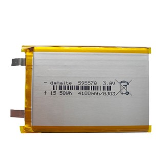 Pin lithium polymer 595578 ​​3.8v 4100mah thay cell pin dell, hp, lenovo,... thay cell pin laptop
