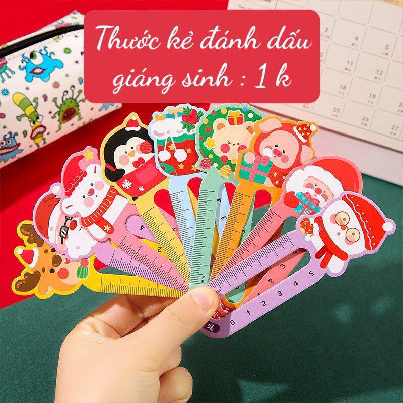 thước kẻ đánh dấu giáng sinh