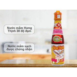 Nước mắm cá cơm Hưng Thịnh 38 độ đạm chai 200ml
