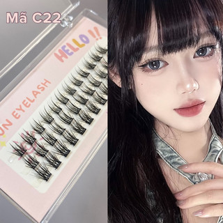 Mi tự nối tại nhà (tặng kèm keo,nhíp) C22 mi siêu mảnh với độ dày cao giúp hàng mi rõ rét