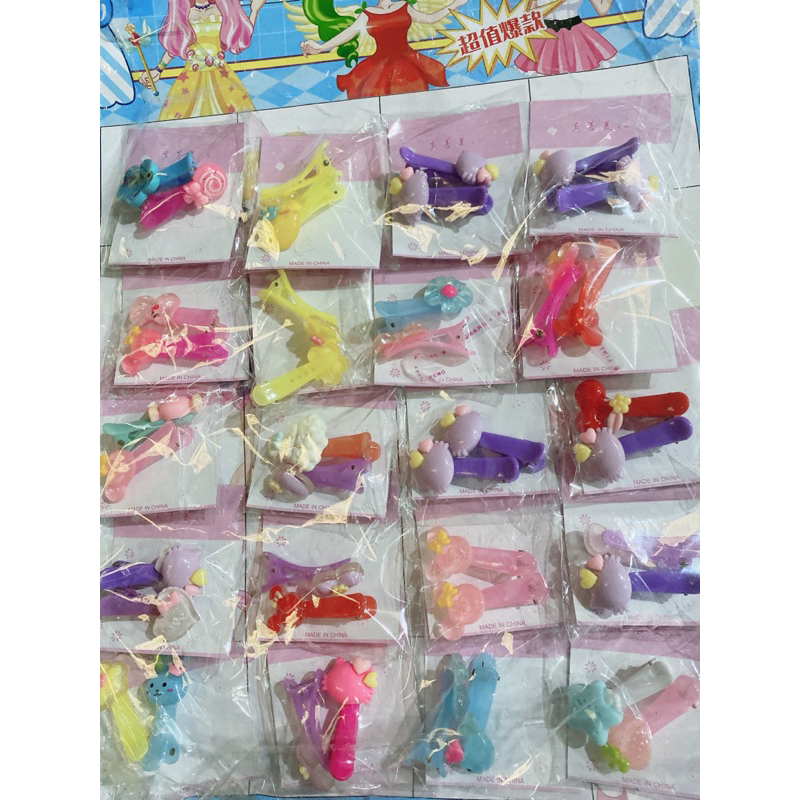 Vỉ 20 bộ cặp tóc xinh xắn cho bé ( sỉ đồ trẻ em)