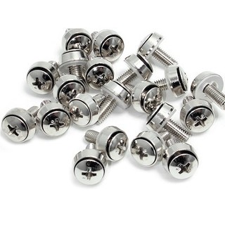 Ốc m6 - 15mm-20mm cho lắp tủ rack. dùng kèm với tán cài vuông.