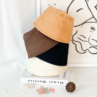 Mũ bucket trơn cho bé phong cách Hàn Quốc nhiều màu size 1 - 4 tuổi