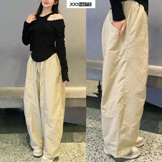  Quần gió ống rộng Joomate Quần gió ống rộng trên bo nhẹ ống túi sau 615 P0K4 