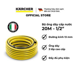 [Sản xuất Ý] Dây cấp nước Karcher 20m 3 lớp cao cấp - đường kính 1/2'' tương đương 13mm