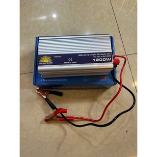 sẵn bộ biến đổi điện 12v sang 220v công xuất 1200w