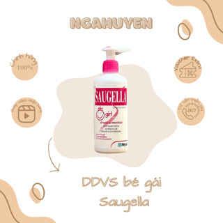 Dung dịch vệ sinh bé gái Saugella Pháp 200ml