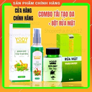 combo tái tạo da +bột rửa mặt thảo dược  PHƯƠNG ANH