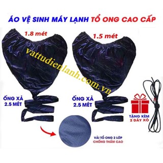 [CN HCM] Áo vệ sinh máy lạnh tổ ong cao cấp, đuôi 2.5 mét chống thấm, dụng cụ vệ sinh máy lạnh, túi vệ sinh điều hòa