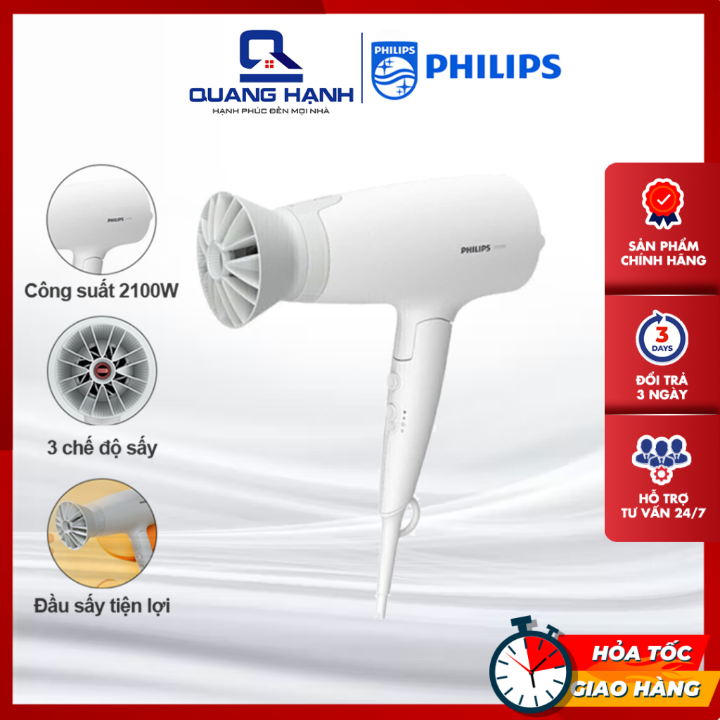 Máy sấy tóc Philips HP8230 | BHD378 2100W [Bảo hành 2 năm]