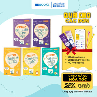 Sách - Bài tập bổ trợ nâng cao Toán - Tiếng Việt - Tiếng Anh lớp 2 (Tập 1 và Tập 2) - Theo Chương Trình Sách Giáo Khoa