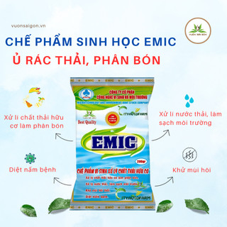 Chế phẩm vi sinh xử lý chất thải hữu cơ EMIC 200gr