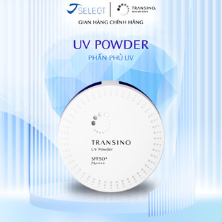 Phấn dưỡng trắng da chống tia uv spf 50+ transino 12g