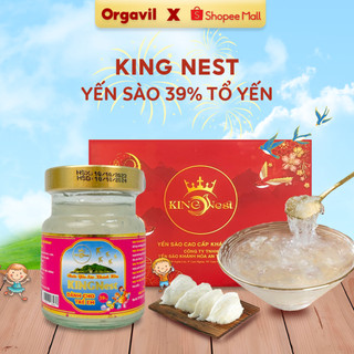 Yến Sào Chưng Sẵn Nguyên Chất 39% Yến KingNest Khánh Hòa Hộp 70ml Dành Cho Trẻ Em - Orgavil