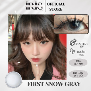 Kính áp tròng cao cấp IRIS First Snow Gray Lens +Tặng kèm khay dụng cụ | Có độ cận từ 0 - 4 độ