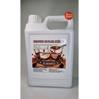 Siro Syrup Đường Đen Đài Loan Eurodeli 2.5kg can