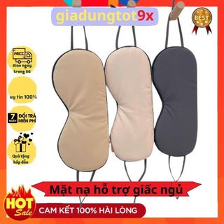 Mặt nạ mắt hỗ trợ giấc ngủ,với hai mặt ấm và mát,được làm bằng lụa băng,vải thoáng khí giúp thoải mái