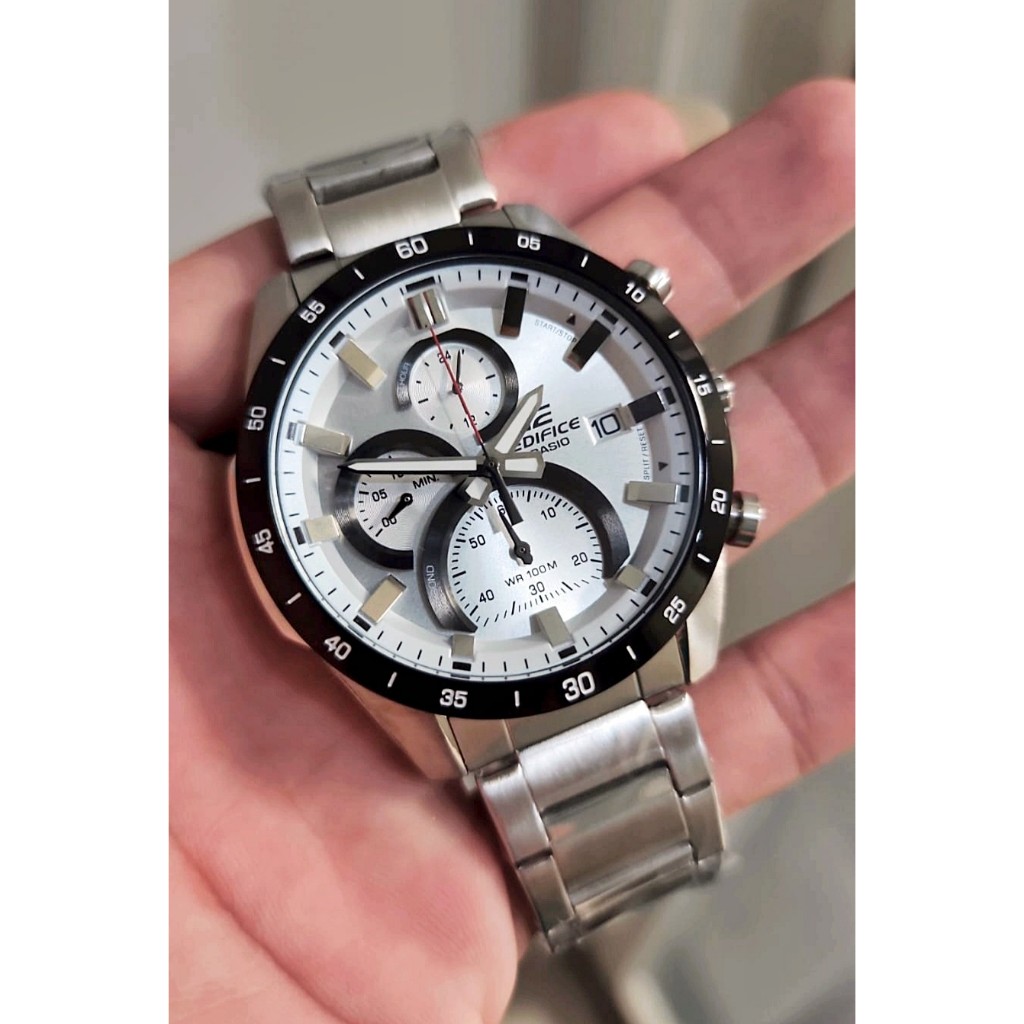 ĐỒNG HỒ NAM CASIO EFR 571 WHITE DIAL