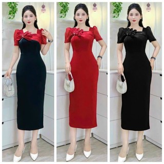 Đầm body bông ngực sang trọng hàng cao cấp - YB240317