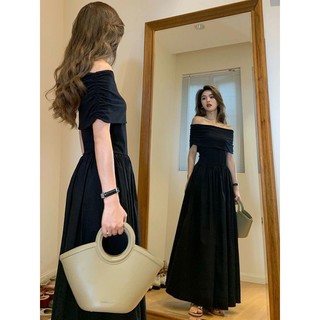 Váy đầm maxi mùa hè cộc tay  dáng dài thiết kế trễ vai đi biển đi chơi dự tiệc sang chảnh SP158