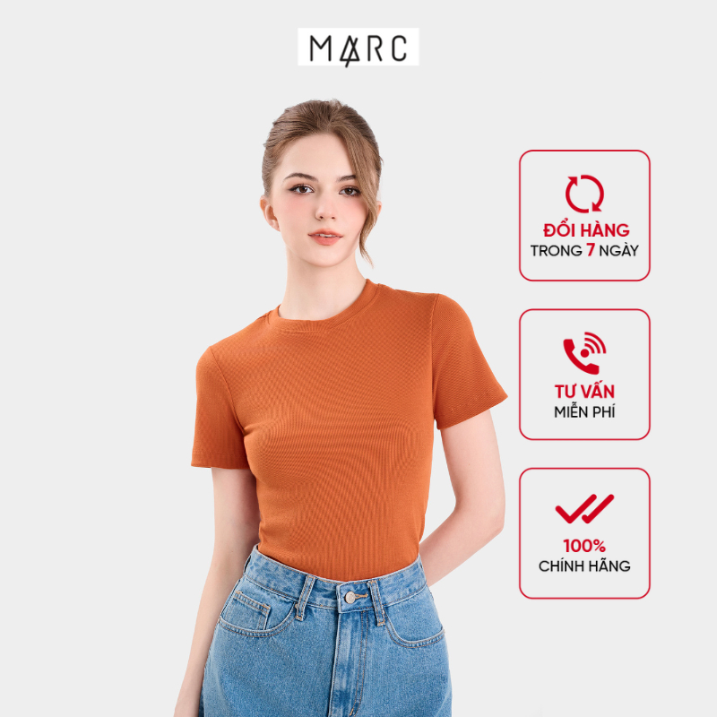 Áo thun nữ MARC FASHION basic form ôm CBTN058722